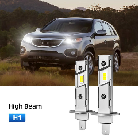 Best H1 LED high beam bulbs replacement for 2003-2006 Kia Sorento