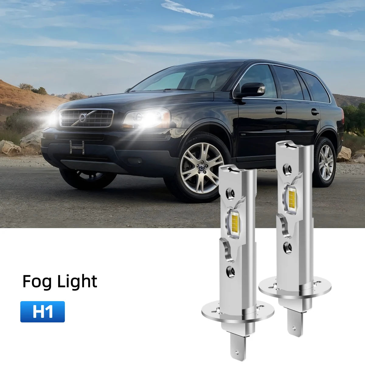 Fit for 2003-2006 Volvo XC90 H11 H7 LED Headlight Bulbs Upgrade | Brighter and Safer