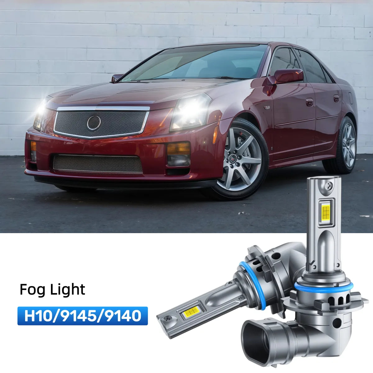 Fit for 2003-2007 Cadillac CTS 9005 9006 LED Headlight Bulbs Upgrade | Brighter and Safer