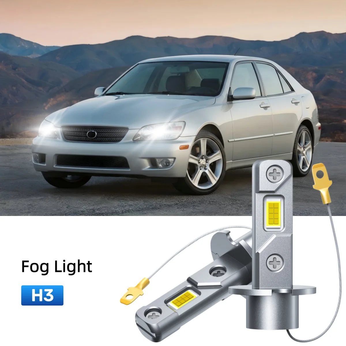 Fit for 2004-2005 Lexus IS 300 9005 LED Headlight Bulbs Upgrade | Brighter and Safer