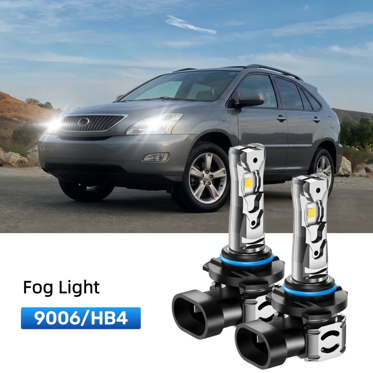Fit for 2004-2006 Lexus RX 330 9005 H11 LED Headlight Bulbs Upgrade | Brighter and Safer