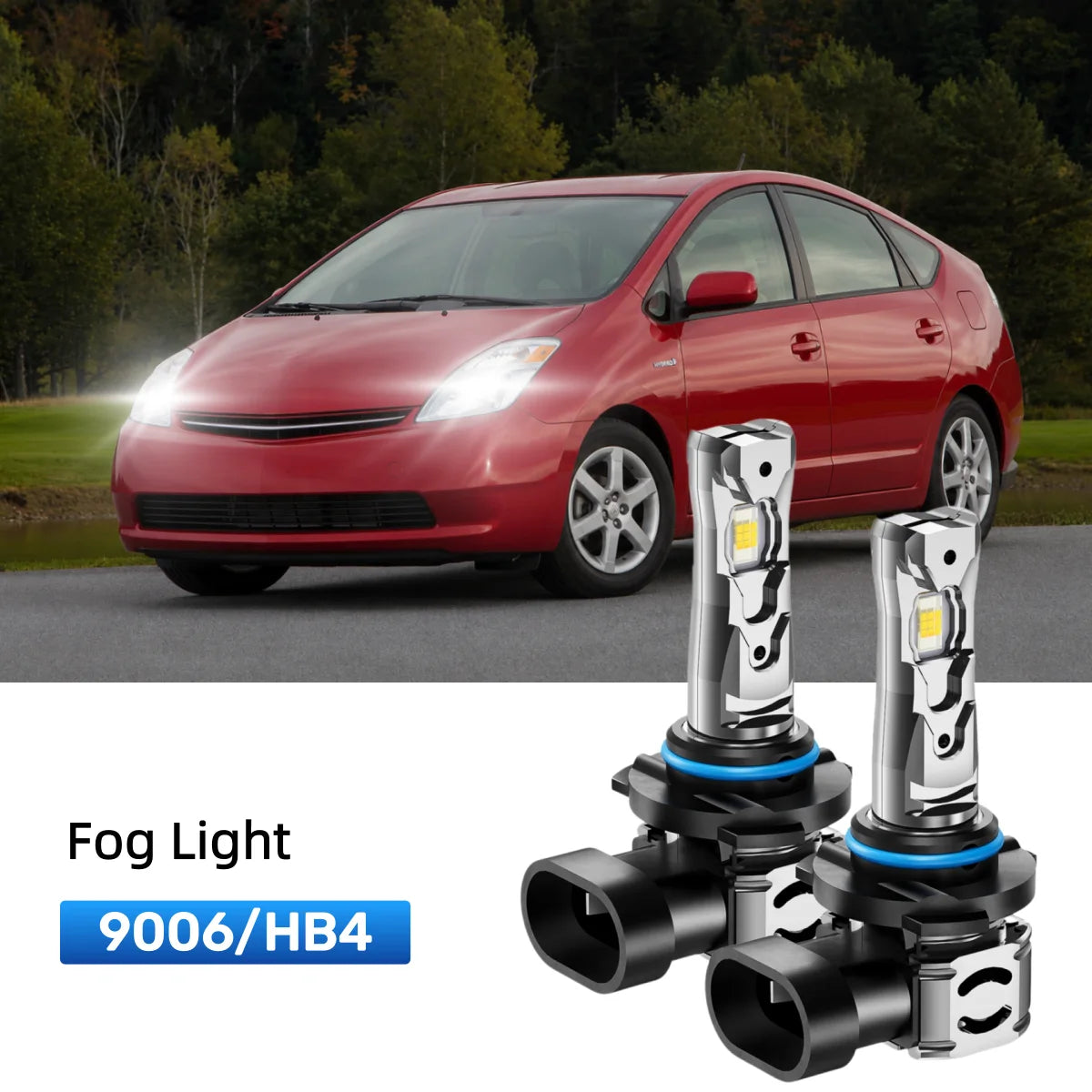 Fit for 2004-2009 Toyota Prius H4/9003 LED Headlight Bulbs Upgrade | Brighter and Safer