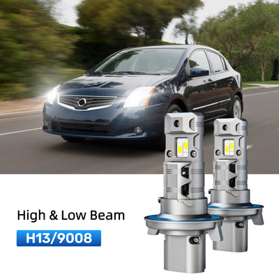 Best H13 LED headlight bulbs replacement for 2004-2012 Nissan Sentra