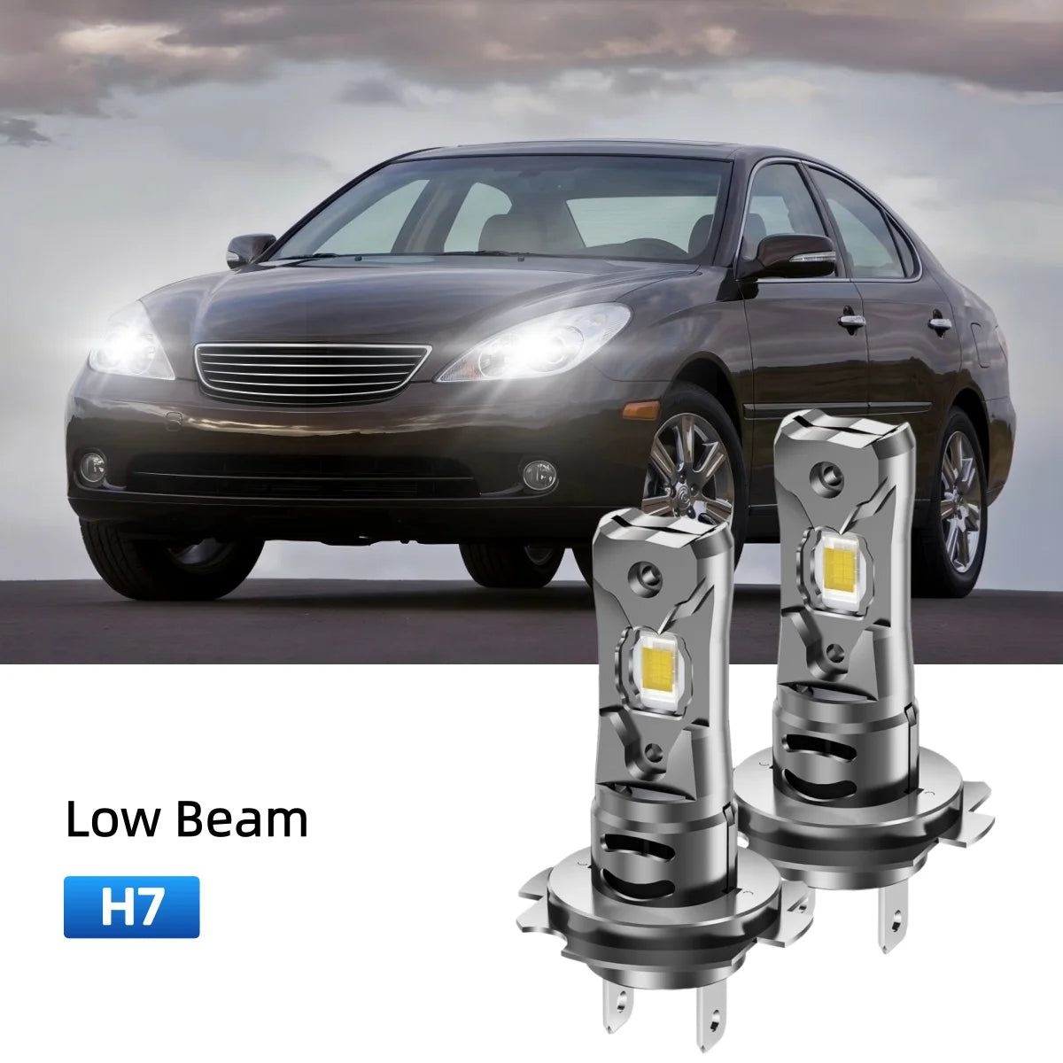 Best H7 LED low beam bulbs replacement for 2004 Lexus ES 330