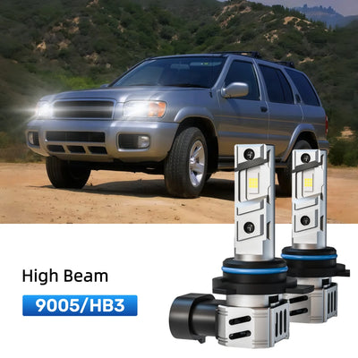 Best 9005 LED high beam bulbs replacement for 2004 Nissan Pathfinder