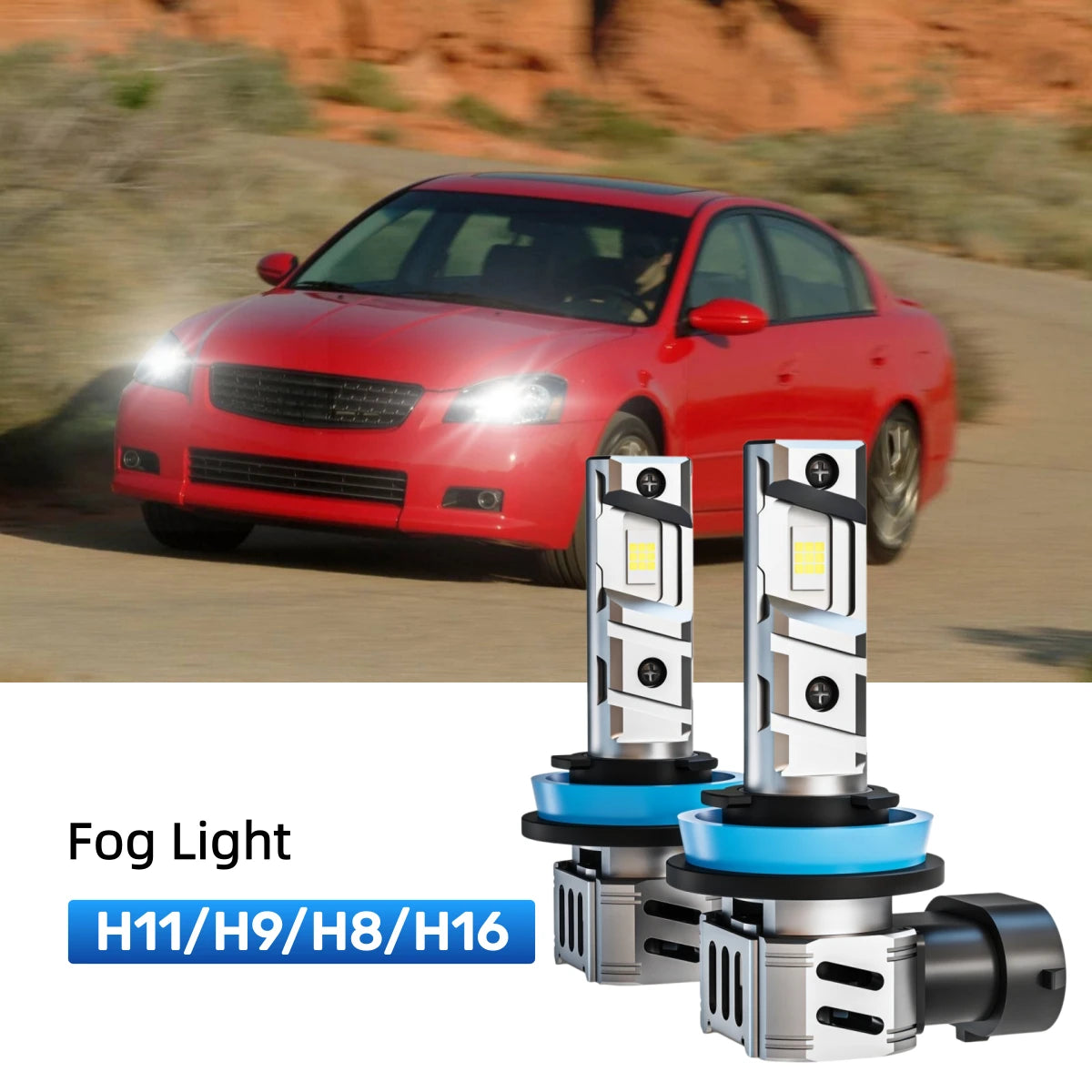 Best H11 LED fog light bulbs replacement for 2005-2006 Nissan Altima