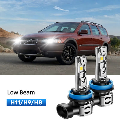 Fit for 2005-2006 Volvo XC70 H11 LED Headlight Bulbs Upgrade | Brighter and Safer
