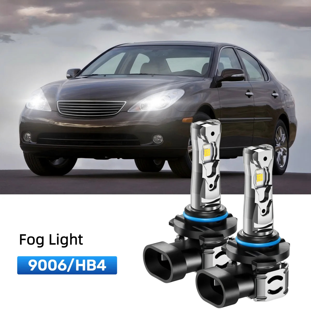 Fit for 2005-2006 Lexus ES330 H11 9005 LED Headlight Bulbs Upgrade | Brighter and Safer