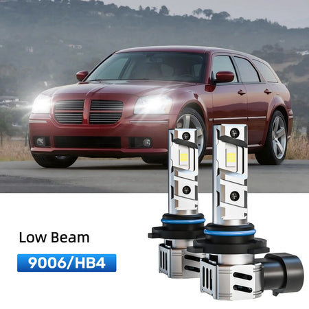 Best 9006 LED low beam bulbs replacement for 2005-2008 Dodge Magnum