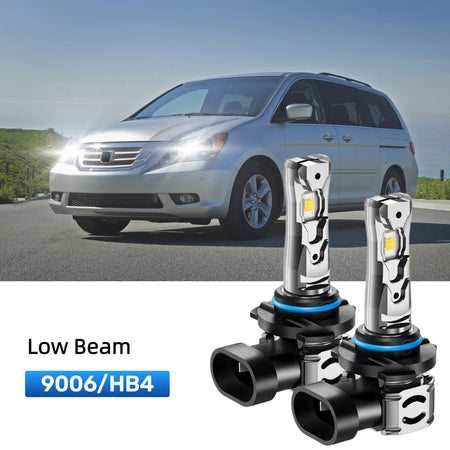Best 9006 LED low beam bulbs replacement for 2005-2010 Honda Odyssey