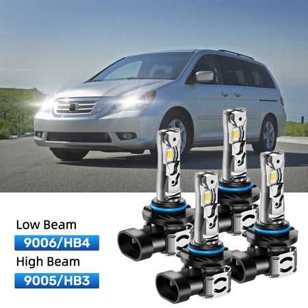 Best LED headlight bulbs replacement for 2005-2010 Honda Odyssey