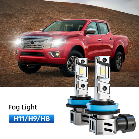 Best H11 LED fog light bulbs replacement for 2005-2024 Nissan Frontier