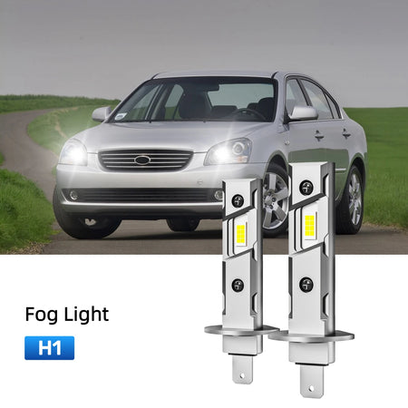 Best H1 LED fog light bulbs replacement for 2005 Kia Optima