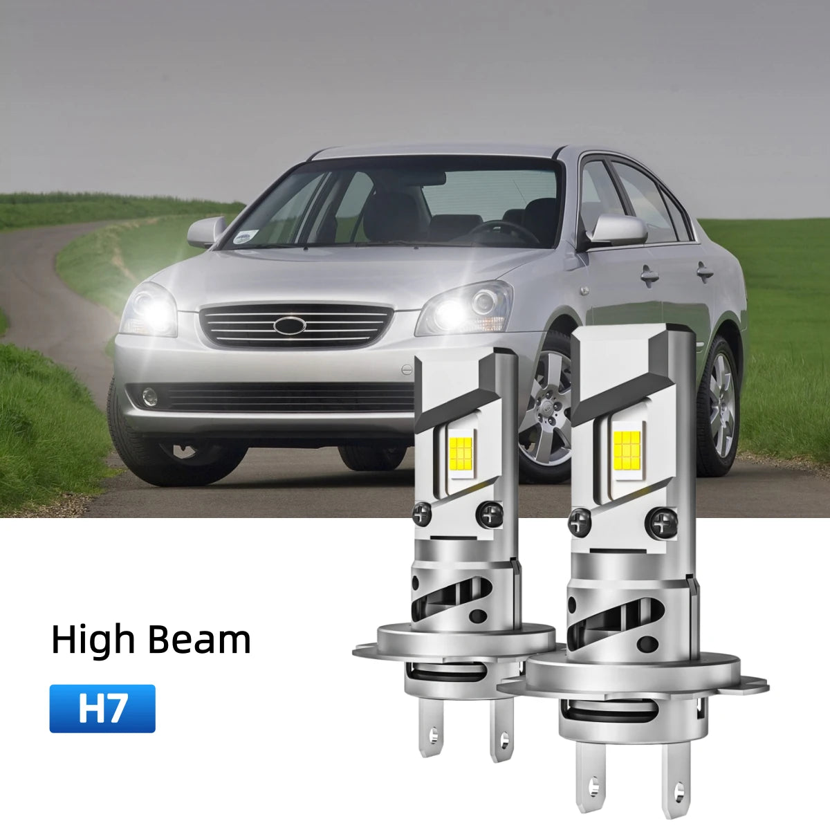 Best H7 LED high beam bulbs replacement for 2005 Kia Optima