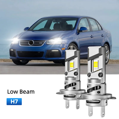 Best H7 LED low beam bulbs replacement for 2005 Volkswagen Jetta