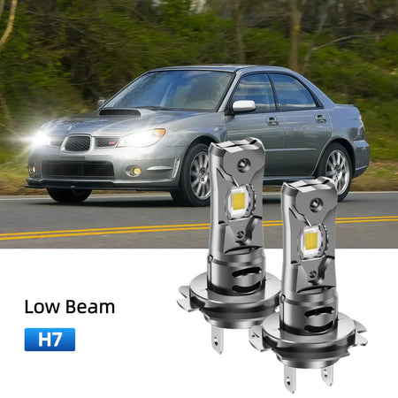 Best H7 LED low beam bulbs replacement for 2006-2007 Subaru Impreza