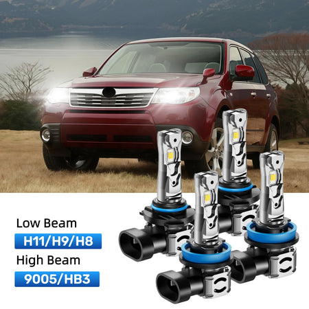 Best LED headlight bulbs replacement for 2006-2008 Subaru Forester