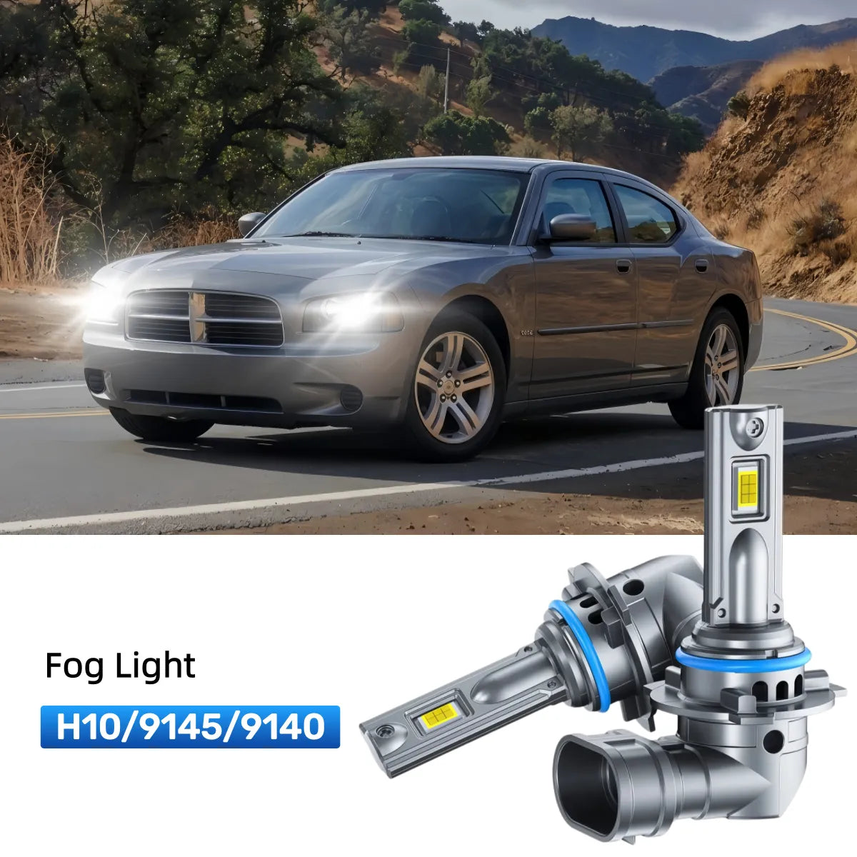 Fit for 2006-2008 Dodge Charger 9005 9006 LED Headlight Bulbs Upgrade | Brighter and Safer