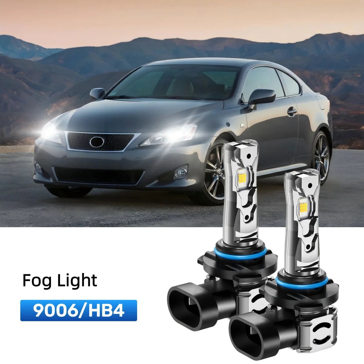 Fit for 2006-2009 Lexus IS 350 9005 H11 LED Headlight Bulbs Upgrade | Brighter and Safer