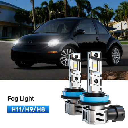 Best H11 LED fog light bulbs replacement for 2006-2010 Volkswagen Beetle