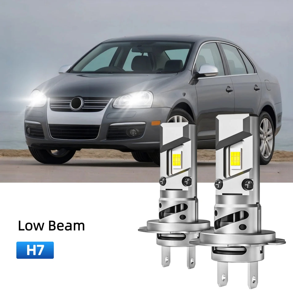 Best H7 LED low beam bulbs replacement for 2006 Volkswagen Jetta