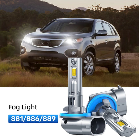 Best 881 LED fog light bulbs replacement for 2007-2009 Kia Sorento
