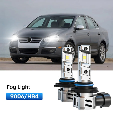 Best 9006 LED fog light bulbs replacement for 2007-2009 Volkswagen Jetta
