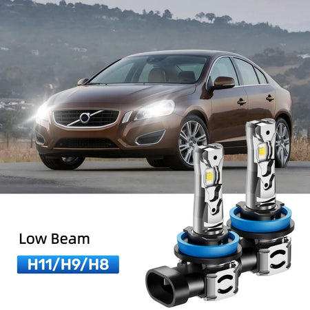 Best H11 LED low beam bulbs replacement for 2007-2009 Volvo S60