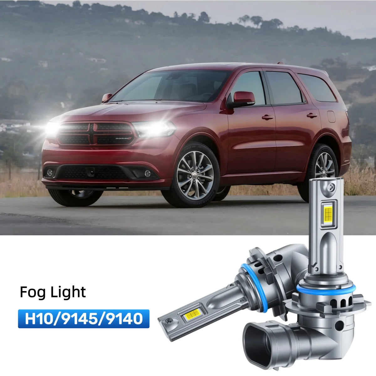 Fit for 2007-2009 Dodge Durango H13 LED Headlight Bulbs Upgrade | Brighter and Safer