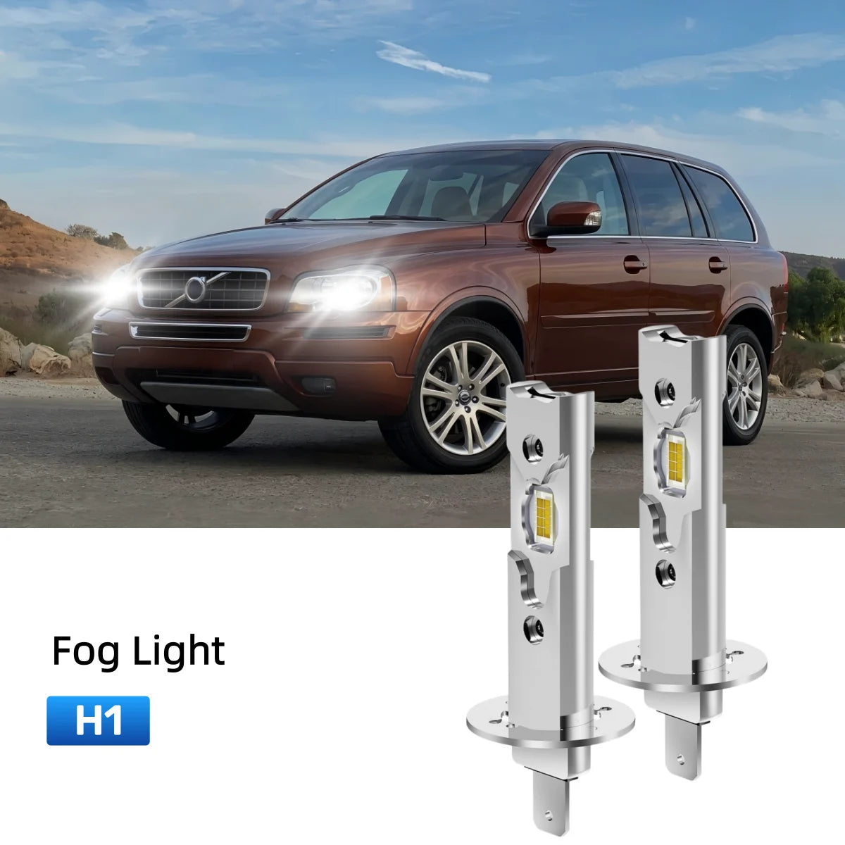 Fit for 2007-2012 Volvo XC90 H7 H11 LED Headlight Bulbs Upgrade | Brighter and Safer