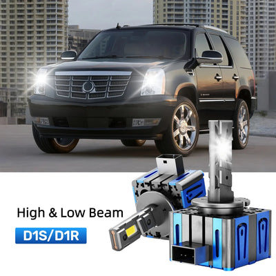 Fit for 2007-2013 Cadillac Escalade D1S LED Headlight Bulbs Upgrade | Brighter and Safer