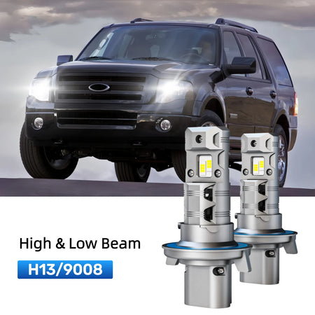 Best H13 LED headlight bulbs replacement for 2007-2014 Ford Expedition