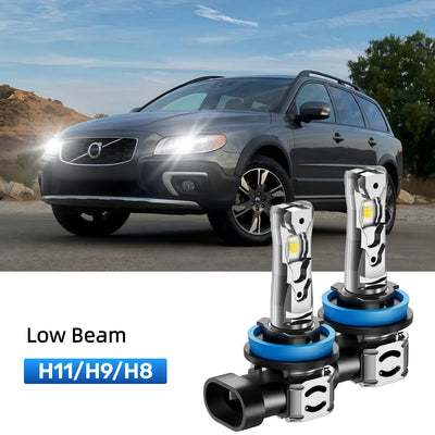 Best H11 LED low beam bulbs replacement for 2007-2016 Volvo XC70
