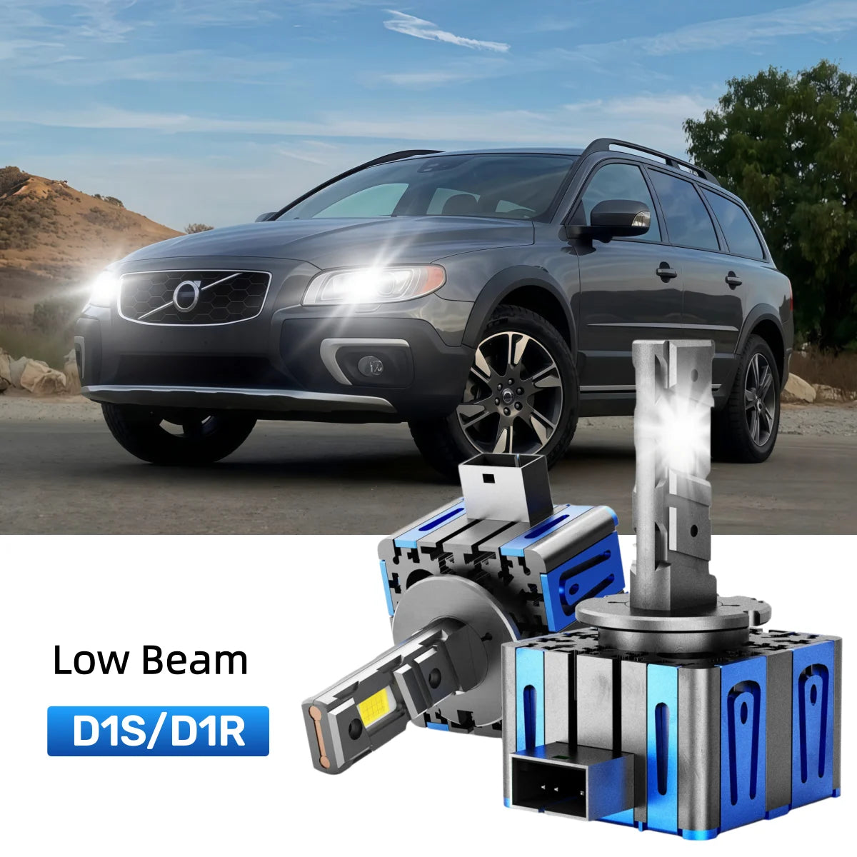 Fit for 2007-2016 Volvo XC70 H11 LED Headlight Bulbs Upgrade | Brighter and Safer