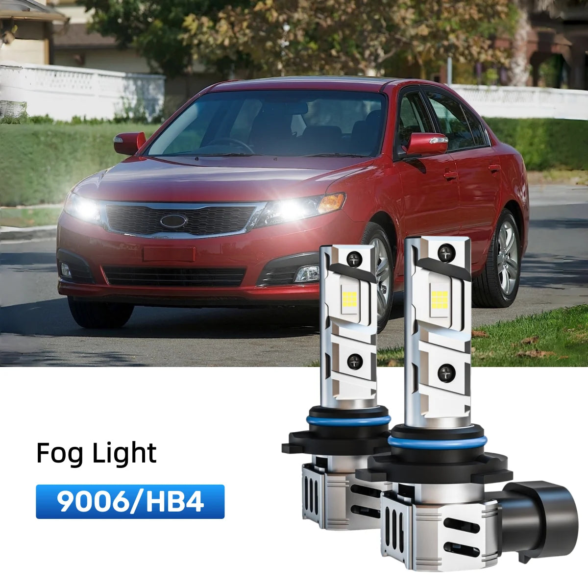 Best 9006 LED fog light bulbs replacement for 2007 Kia Optima