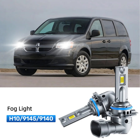 Best H10 LED fog light bulbs replacement for 2008-2010 Dodge Grand Caravan