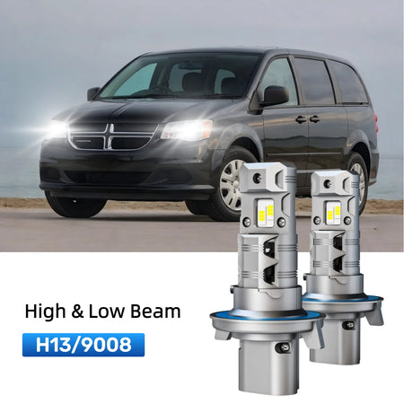 Best H13 LED headlight bulbs replacement for 2008-2010 Dodge Grand Caravan