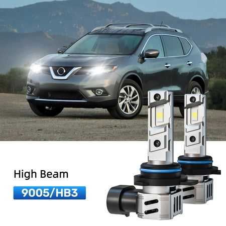 Best 9005 LED high beam bulbs replacement for 2008-2013 Nissan Rogue