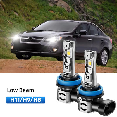 Best H11 LED low beam bulbs replacement for 2008-2014 Subaru Impreza
