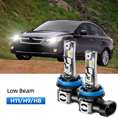 Best H11 LED low beam bulbs replacement for 2008-2014 Subaru Impreza