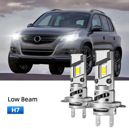Best H7 LED low beam bulbs replacement for 2009-2011 Volkswagen Tiguan