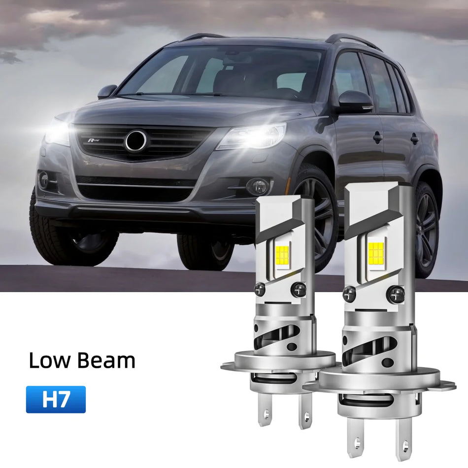 Best H7 LED low beam bulbs replacement for 2009-2011 Volkswagen Tiguan