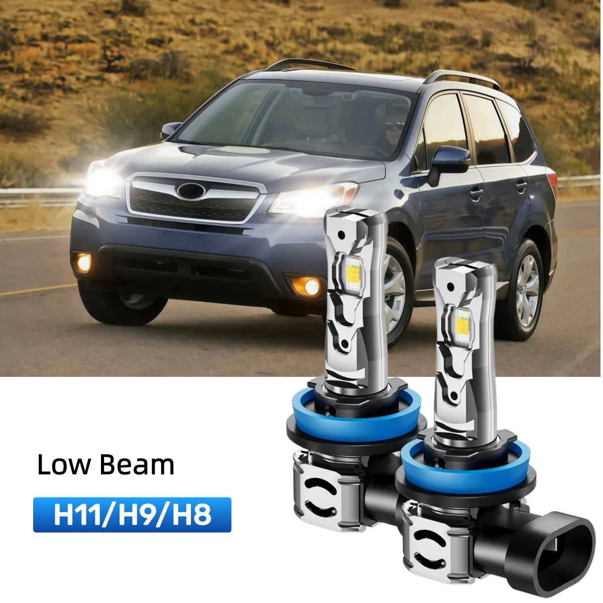 Best H11 LED low beam bulbs replacement for 2009-2013 Subaru Forester