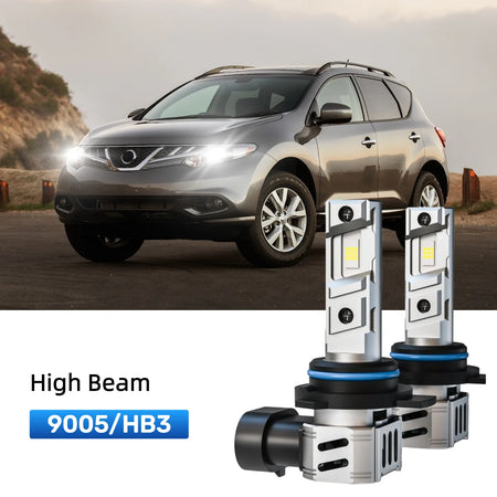 Best 9005 LED high beam bulbs replacement for 2009-2014 Nissan Murano