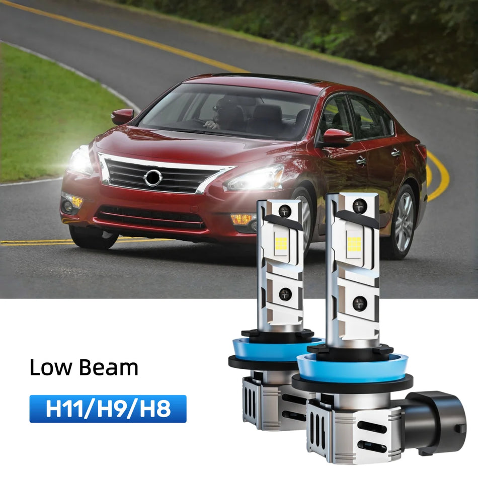 Best H11 LED low beam bulbs replacement for 2009-2015 Nissan Altima