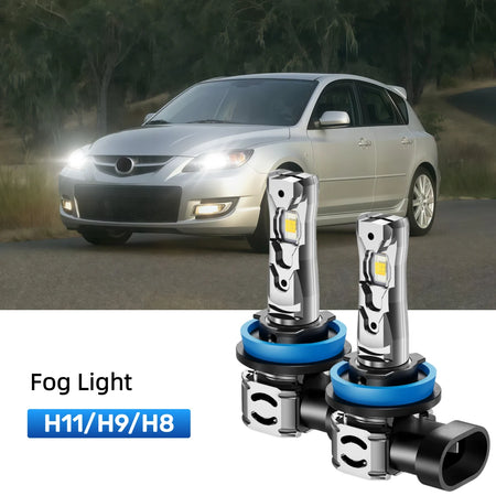 Best H11 LED fog light bulbs replacement for 2009 Mazda 3