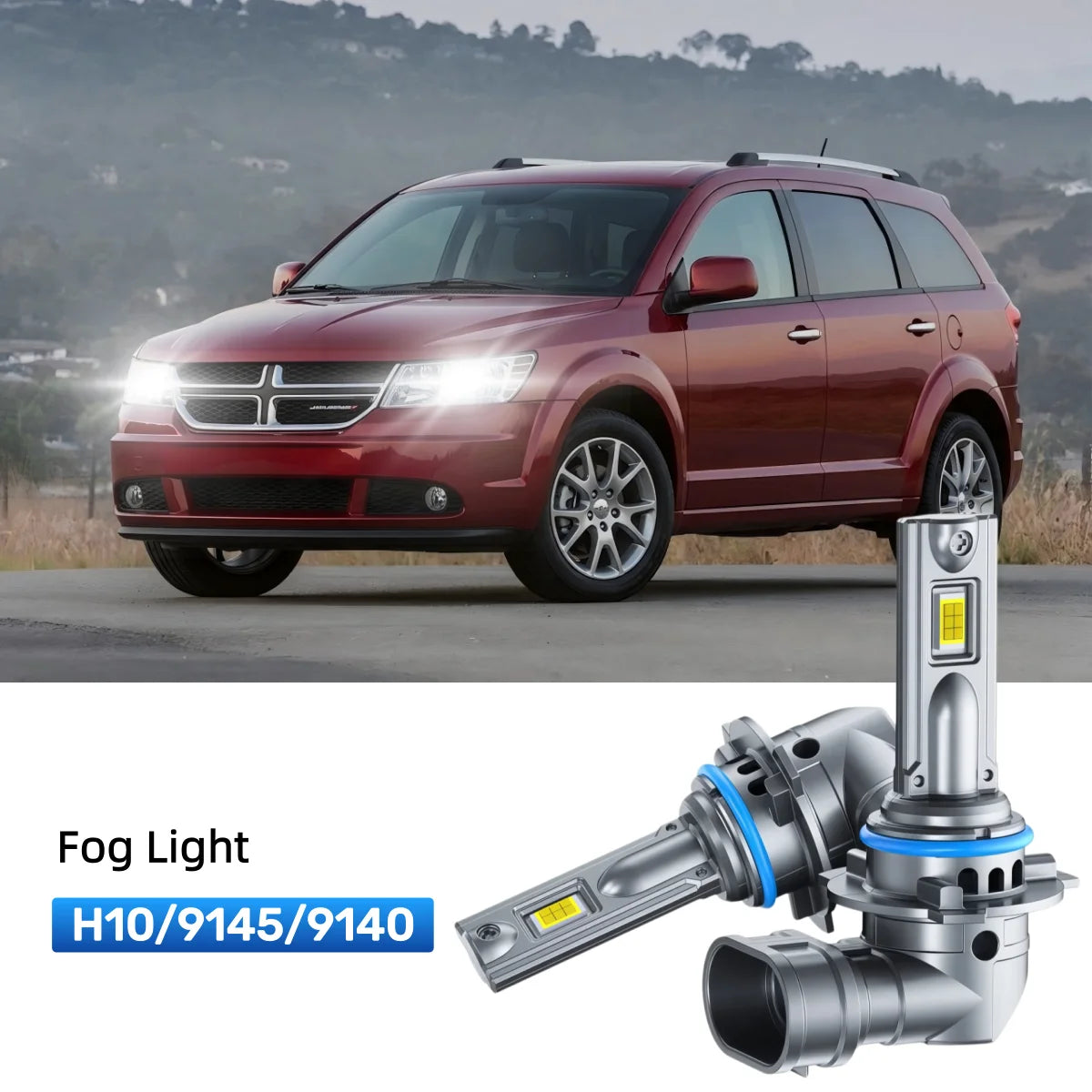 Fit for 2009 Dodge Journey 9005 9006 LED Headlight Bulbs Upgrade | Brighter and Safer
