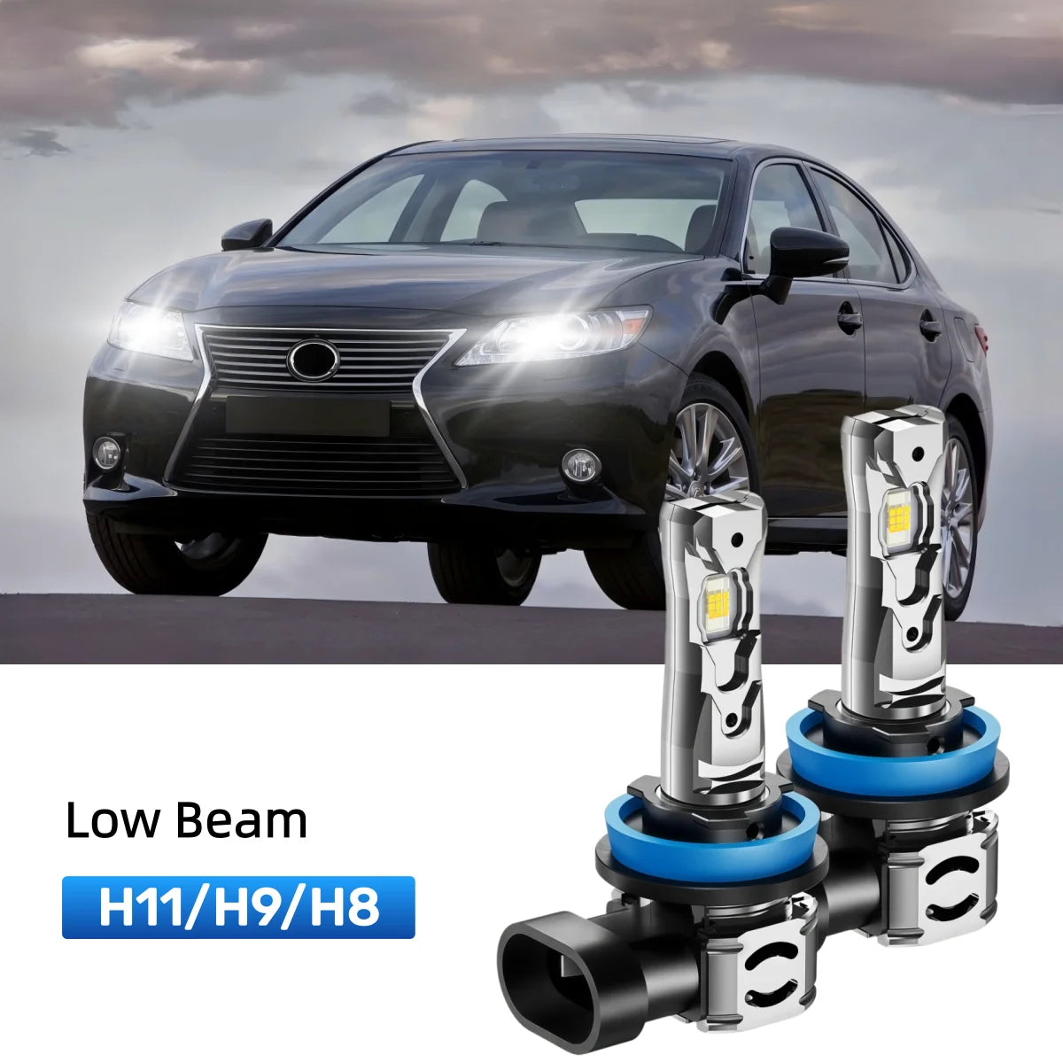 Best H11 LED low beam bulbs replacement for 2010-2012 Lexus ES 350