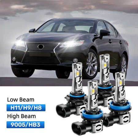 Best LED headlight bulbs replacement for 2010-2012 Lexus ES 350