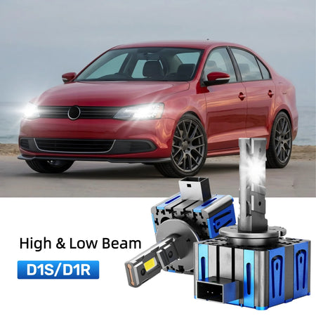 Best D1S LED headlight bulbs replacement for 2010-2012 Volkswagen Jetta